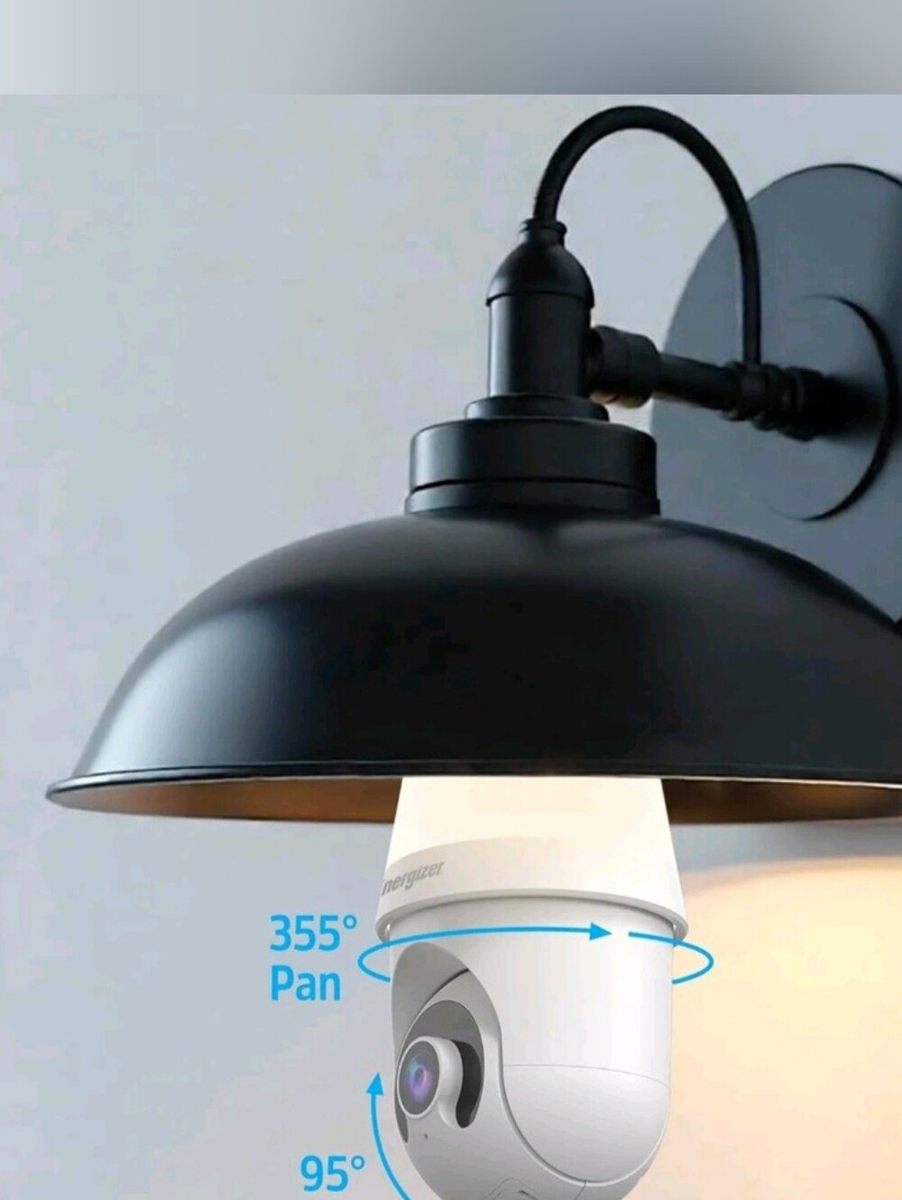 Energizer White Smart WiFi Light Bulb Security Camera — 1000 Lumens. New In Box. - Picture 7 of 16